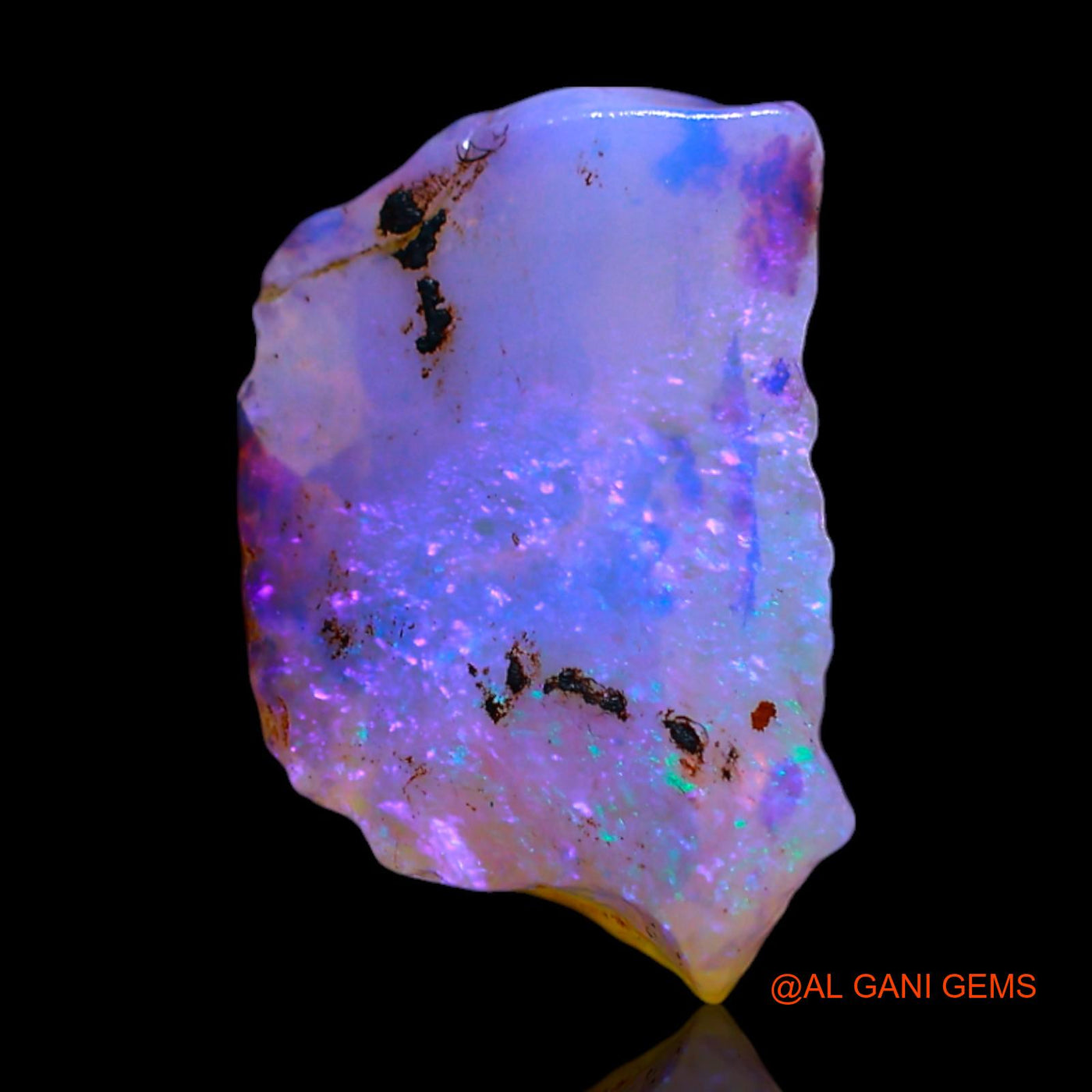 2.00 Cts Natural Australian Fire Opal Loose Gemstone Fancy Rough 13x9x3 mm RF-531