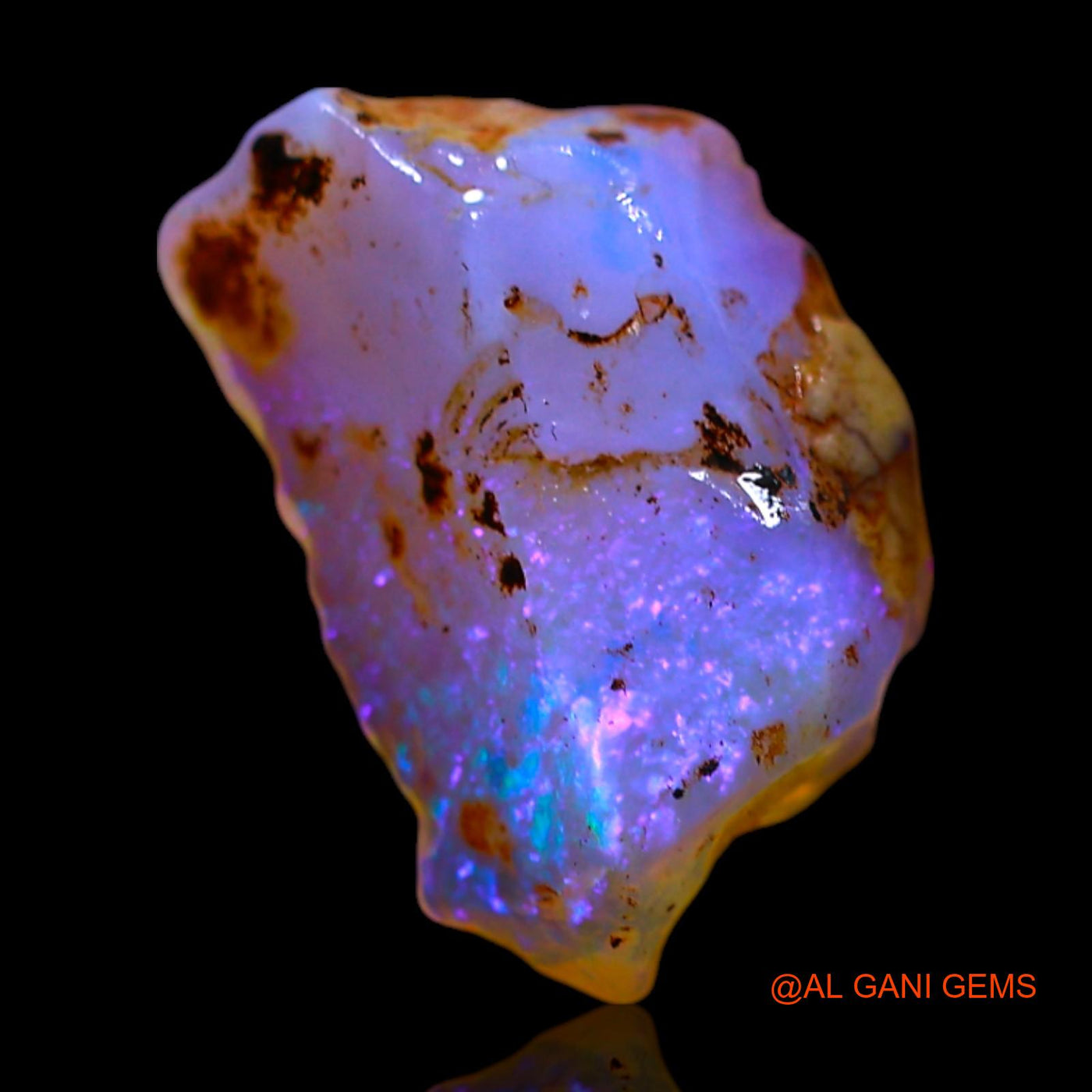 2.00 Cts Natural Australian Fire Opal Loose Gemstone Fancy Rough 13x9x3 mm RF-531