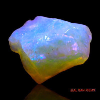 Natural Fire Opal Gemstone 2.00 Cts Loose Fancy Rough From Australia 12x9x4 mm RF-532