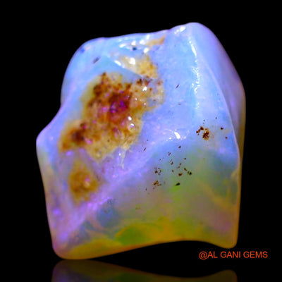 Natural Fire Opal Gemstone 4.00 Cts Loose Fancy Rough From Australia 11x10x8 mm RF-533