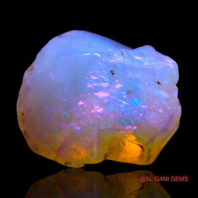 4.00 Cts Natural Australian Fire Opal Loose Gemstone Fancy Rough 10x10x7 mm RF-534