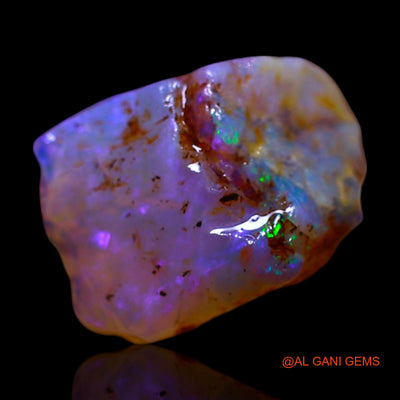 Natural Untreated Fire Opal Loose Gemstone Fancy Rough From Australia 4.00 Cts 12x10x7 mm RF-537