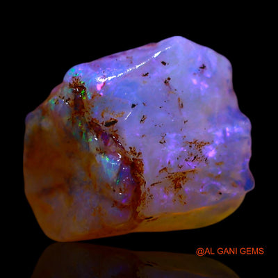 Natural Untreated Fire Opal Loose Gemstone Fancy Rough From Australia 4.00 Cts 12x10x7 mm RF-537