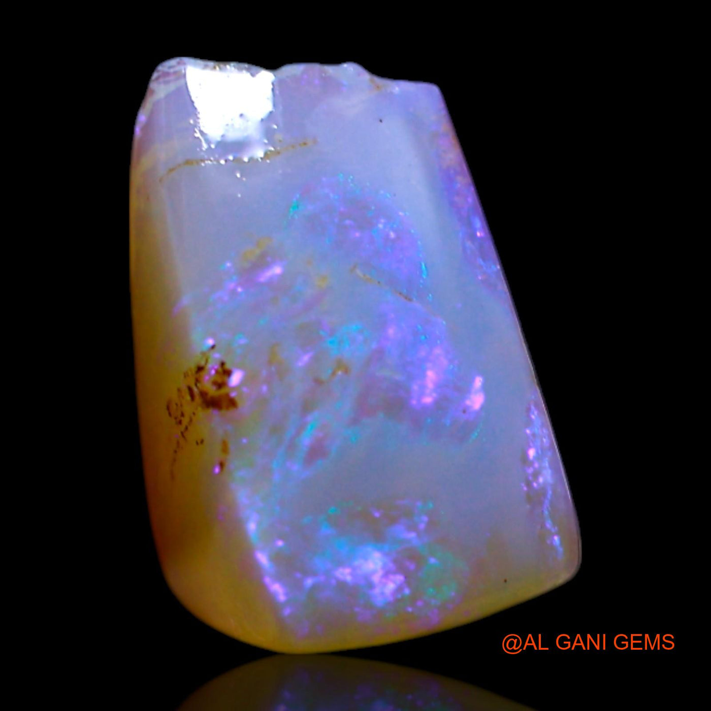 3.00 Cts Unheated Australian Fire Opal Loose Gemstone Fancy Rough Natural 12x7x7 mm RF-538