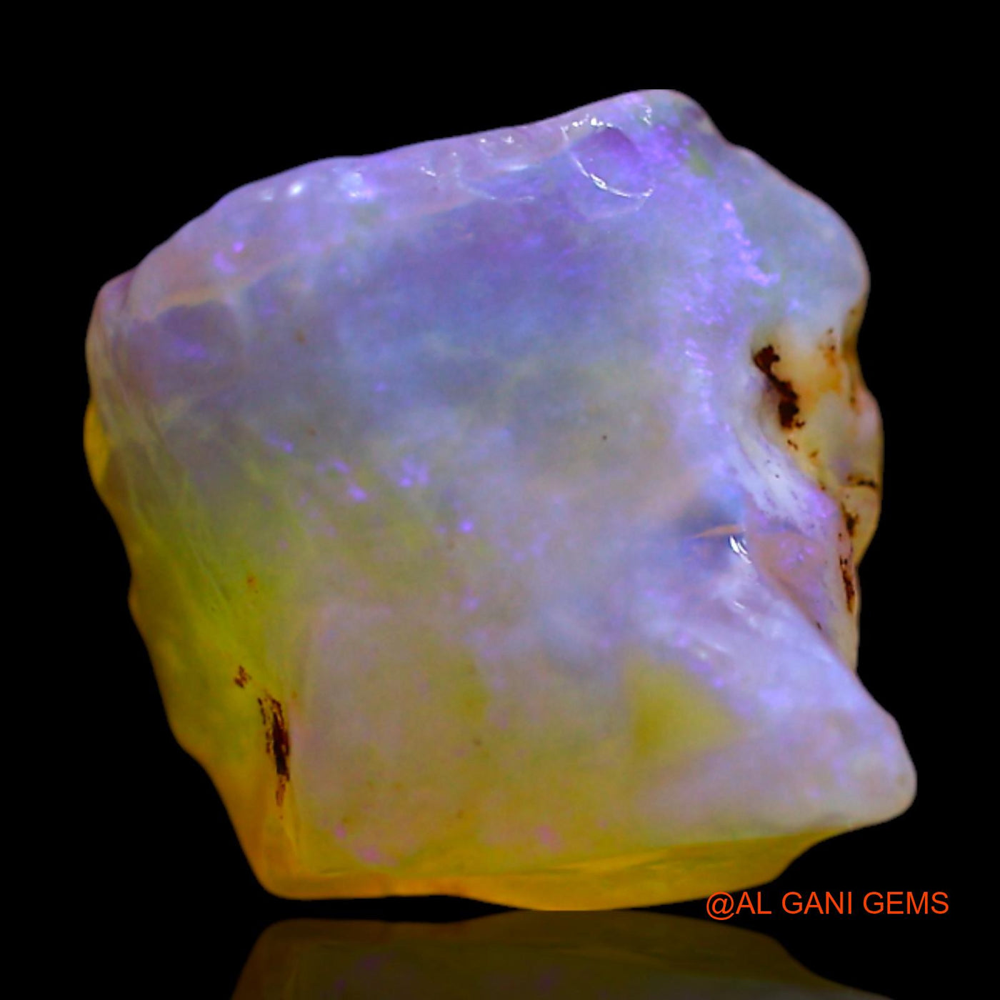 4.00 Cts Natural Australian Fire Opal Fancy Rough Loose Gemstone For Jewelry 11x10x6 mm RF-539