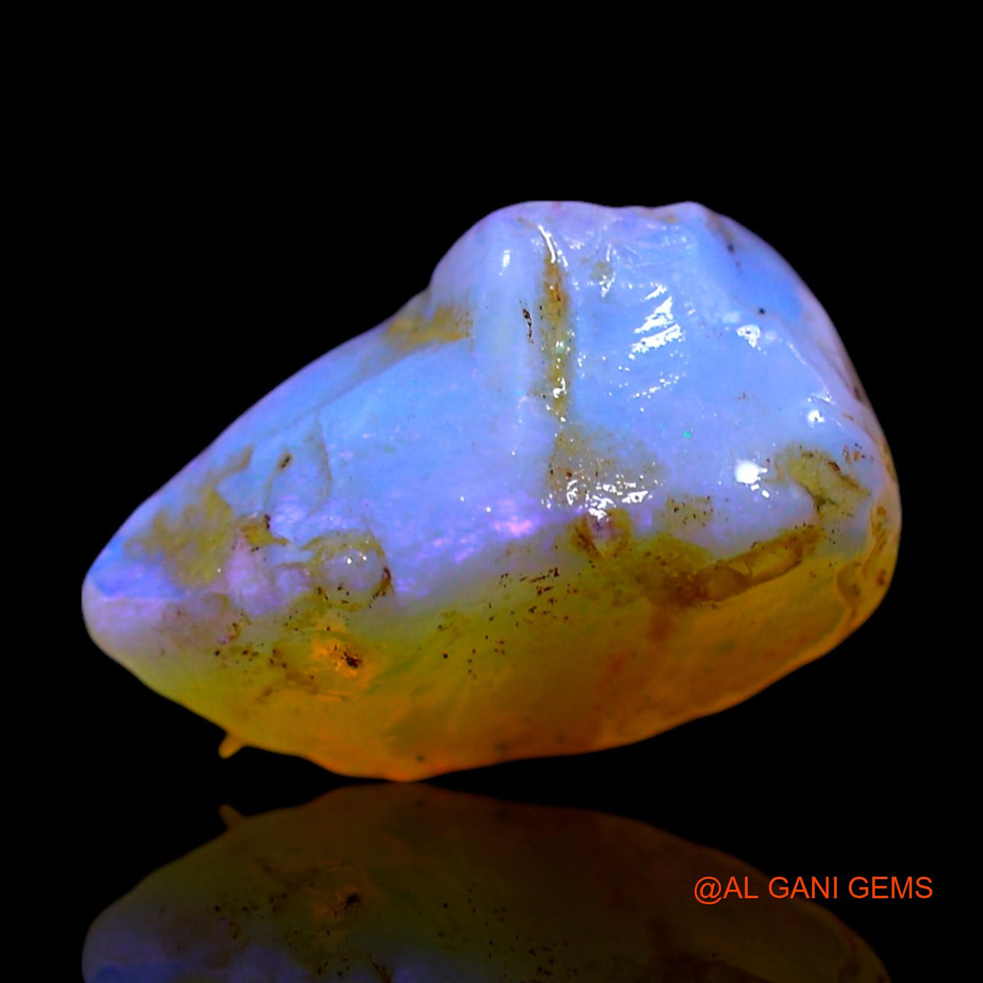 2.00 Cts Natural Australian Fire Opal Loose Gemstone Fancy Rough 13x9x5 mm RF-540