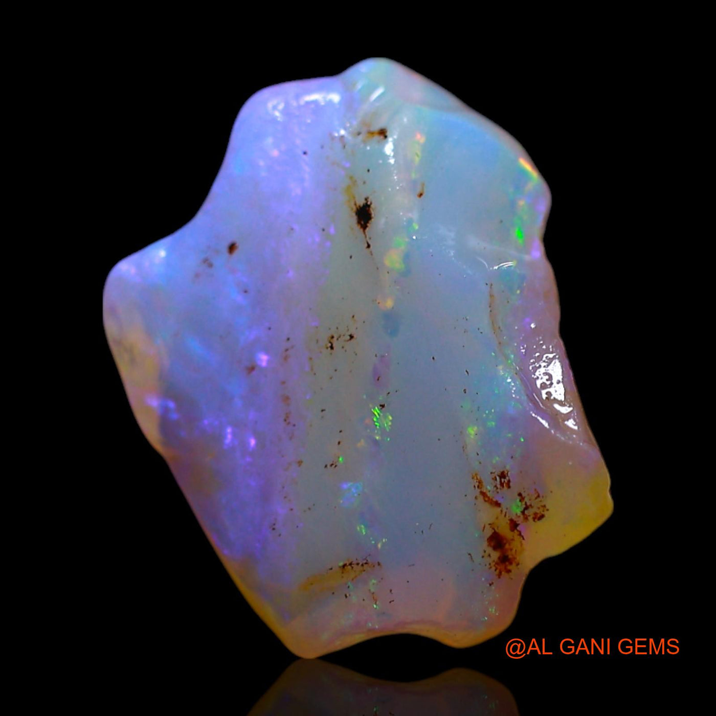 2.00 Cts Natural Australian Fire Opal Fancy Rough Loose Gemstone For Jewelry 12x9x4 mm RF-541