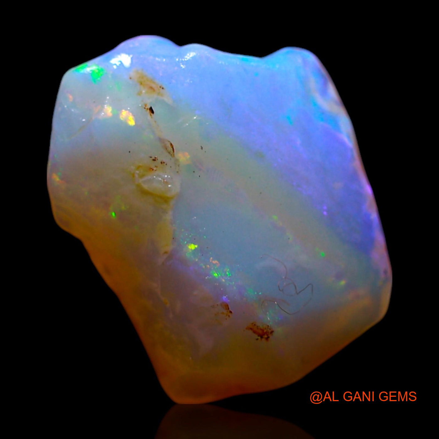 2.00 Cts Natural Australian Fire Opal Fancy Rough Loose Gemstone For Jewelry 12x9x4 mm RF-541