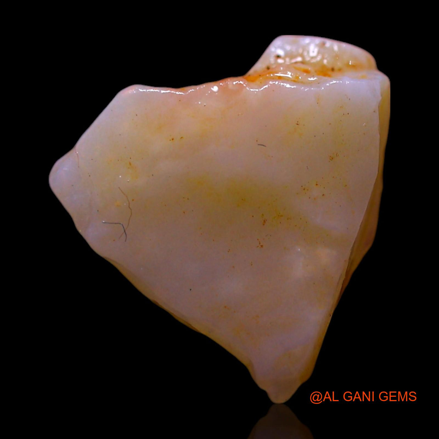 3.00 Cts Natural Australian Fire Opal Loose Gemstone Fancy Rough 11x10x5 mm RF-542