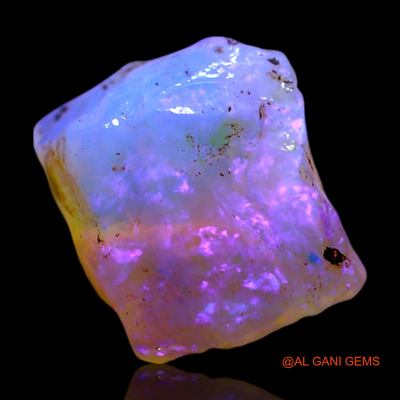 Natural Fire Opal Gemstone 3.00 Cts Loose Fancy Rough From Australia 11x9x5 mm RF-544