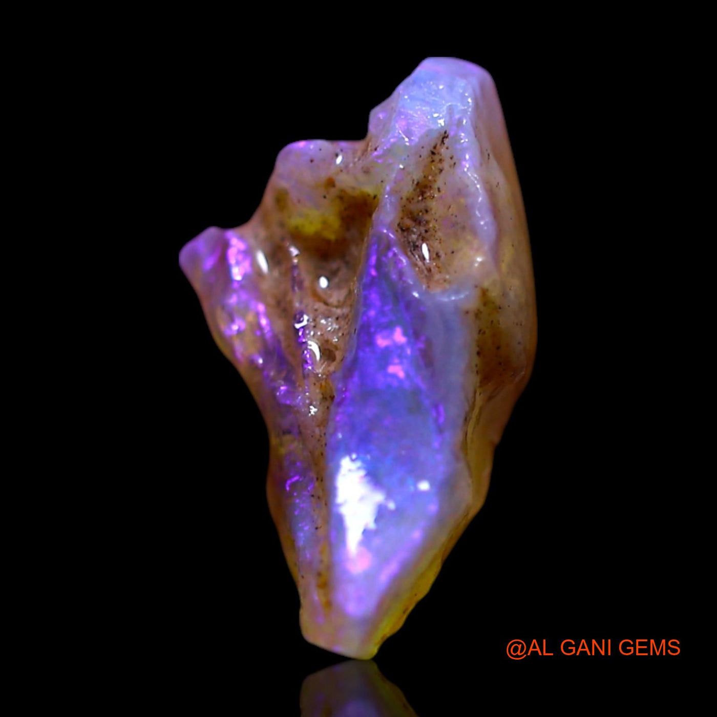 2.00 Cts Natural Australian Fire Opal Loose Gemstone Fancy Rough 12x8x8 mm RF-555