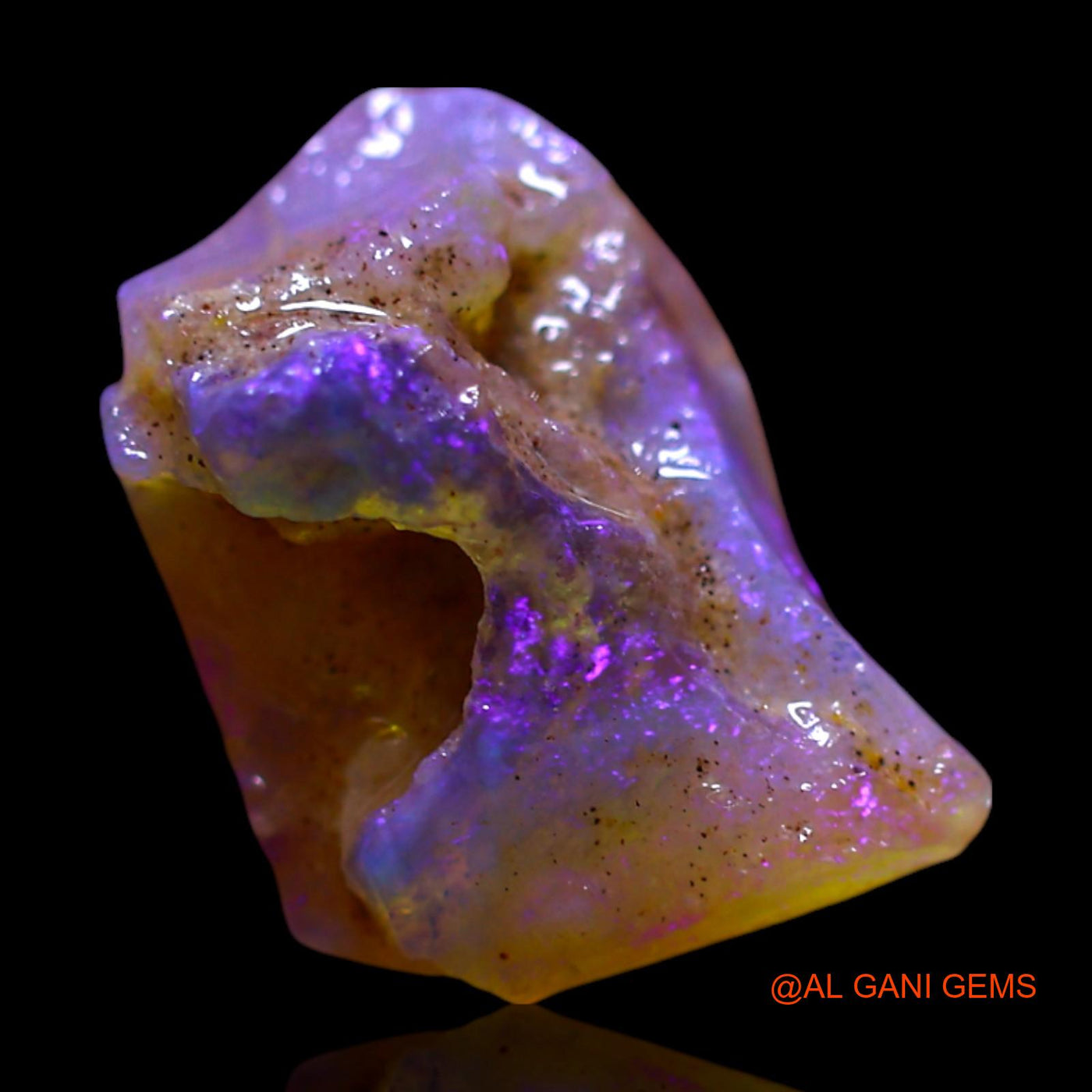 2.00 Cts Natural Australian Fire Opal Loose Gemstone Fancy Rough 12x8x8 mm RF-555
