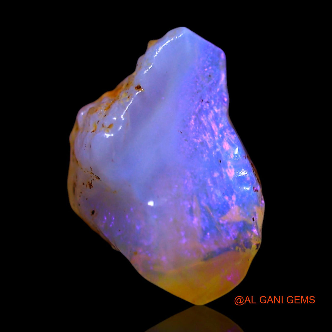 2.00 Cts Natural Australian Fire Opal Fancy Rough Loose Gemstone For Jewelry 10x9x5 mm RF-557