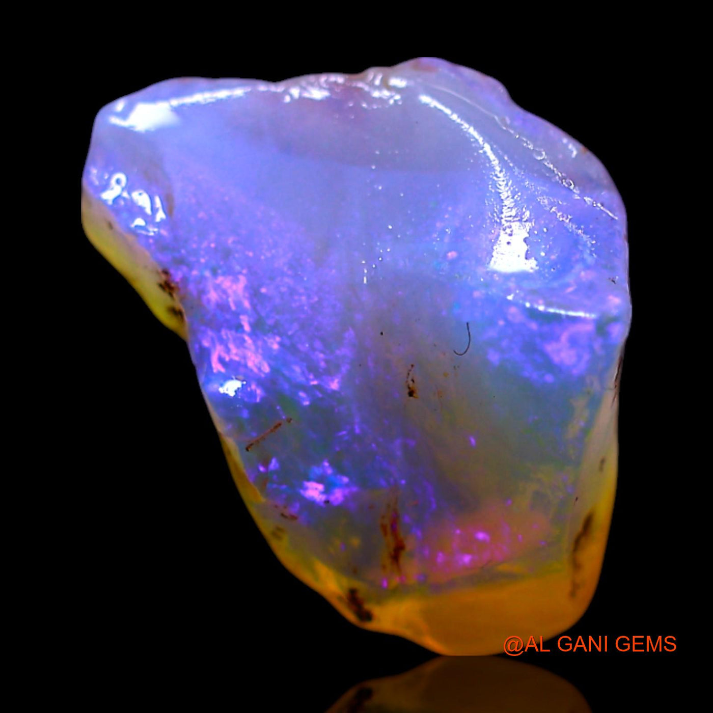 2.00 Cts Natural Australian Fire Opal Fancy Rough Loose Gemstone For Jewelry 10x9x5 mm RF-557