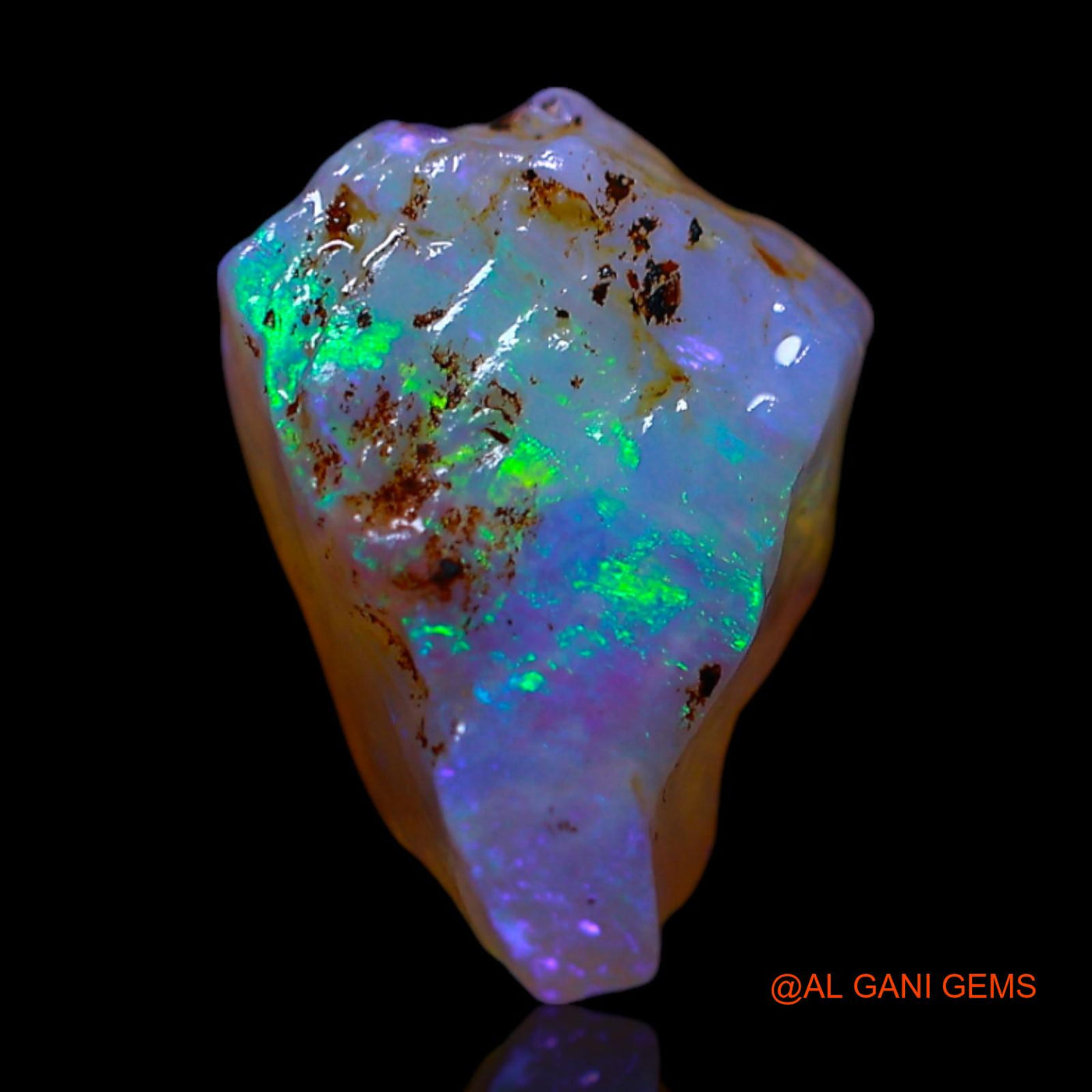 2.00 Cts Natural Australian Fire Opal Loose Gemstone Fancy Rough 12x8x5 mm RF-562
