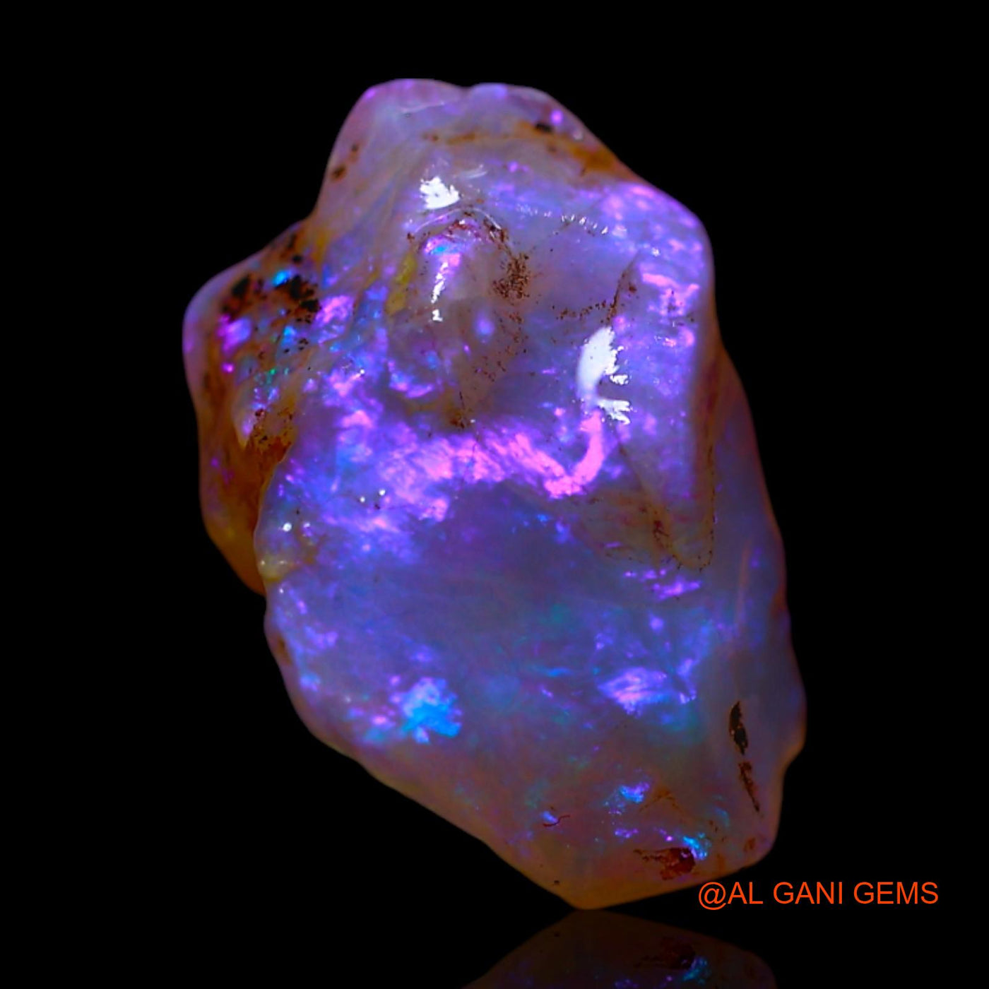 2.00 Cts Natural Australian Fire Opal Loose Gemstone Fancy Rough 12x8x4 mm RF-566