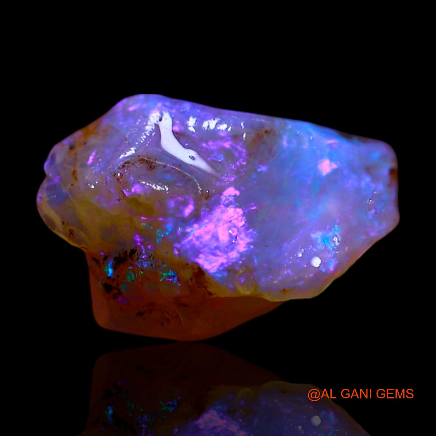 2.00 Cts Natural Australian Fire Opal Loose Gemstone Fancy Rough 12x8x4 mm RF-566