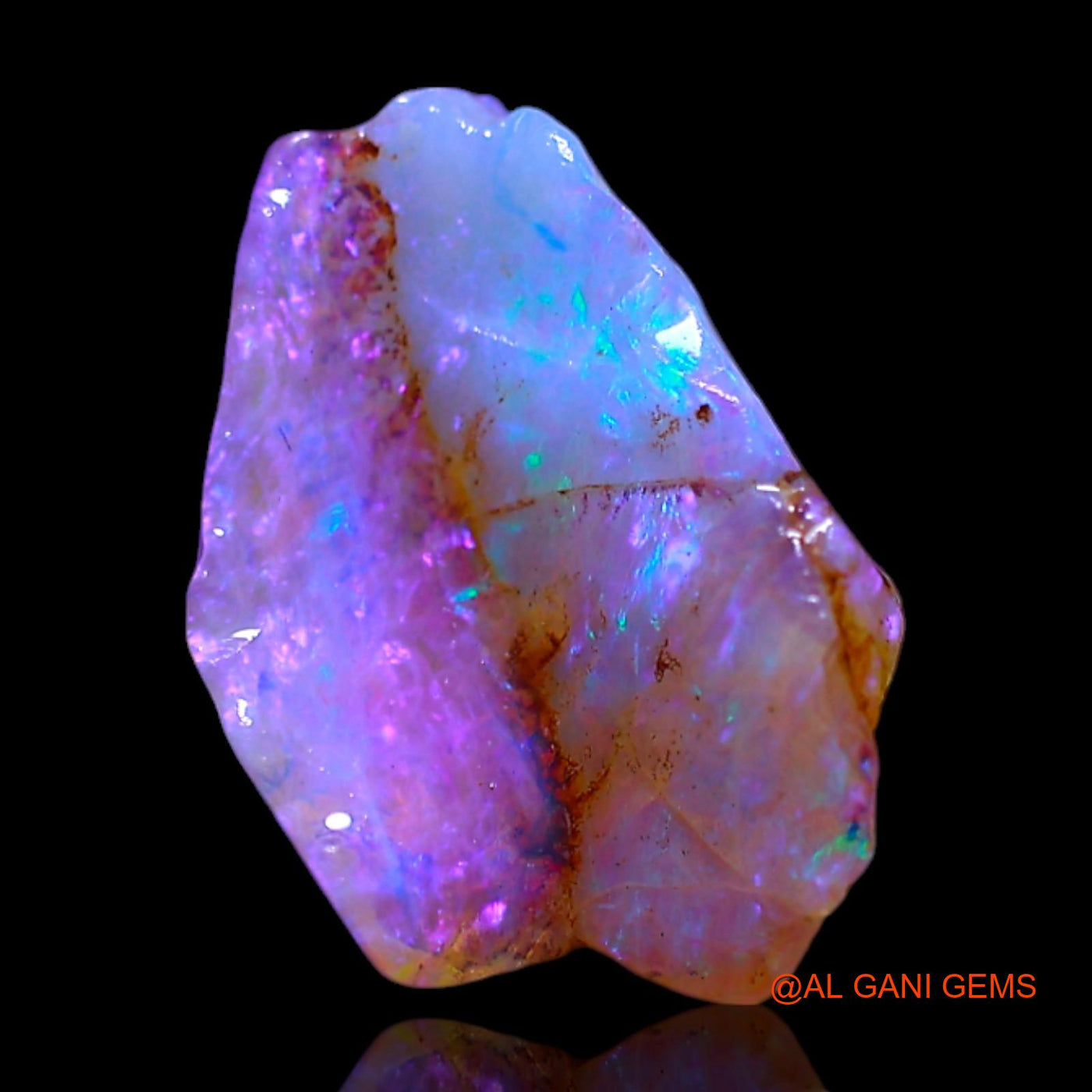 2.00 Cts Natural Australian Fire Opal Loose Gemstone Fancy Rough 12x8x4 mm RF-566