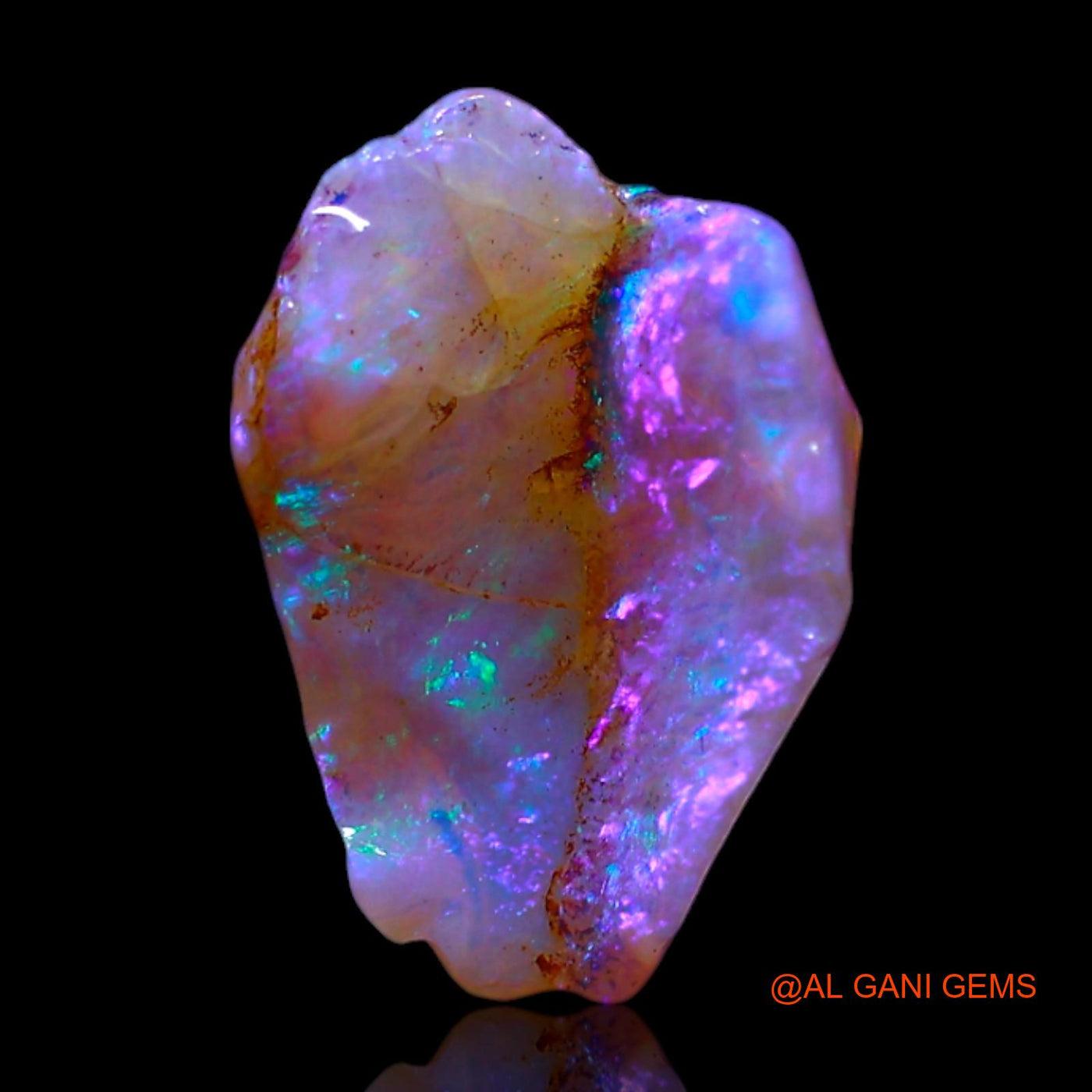 2.00 Cts Natural Australian Fire Opal Loose Gemstone Fancy Rough 12x8x4 mm RF-566