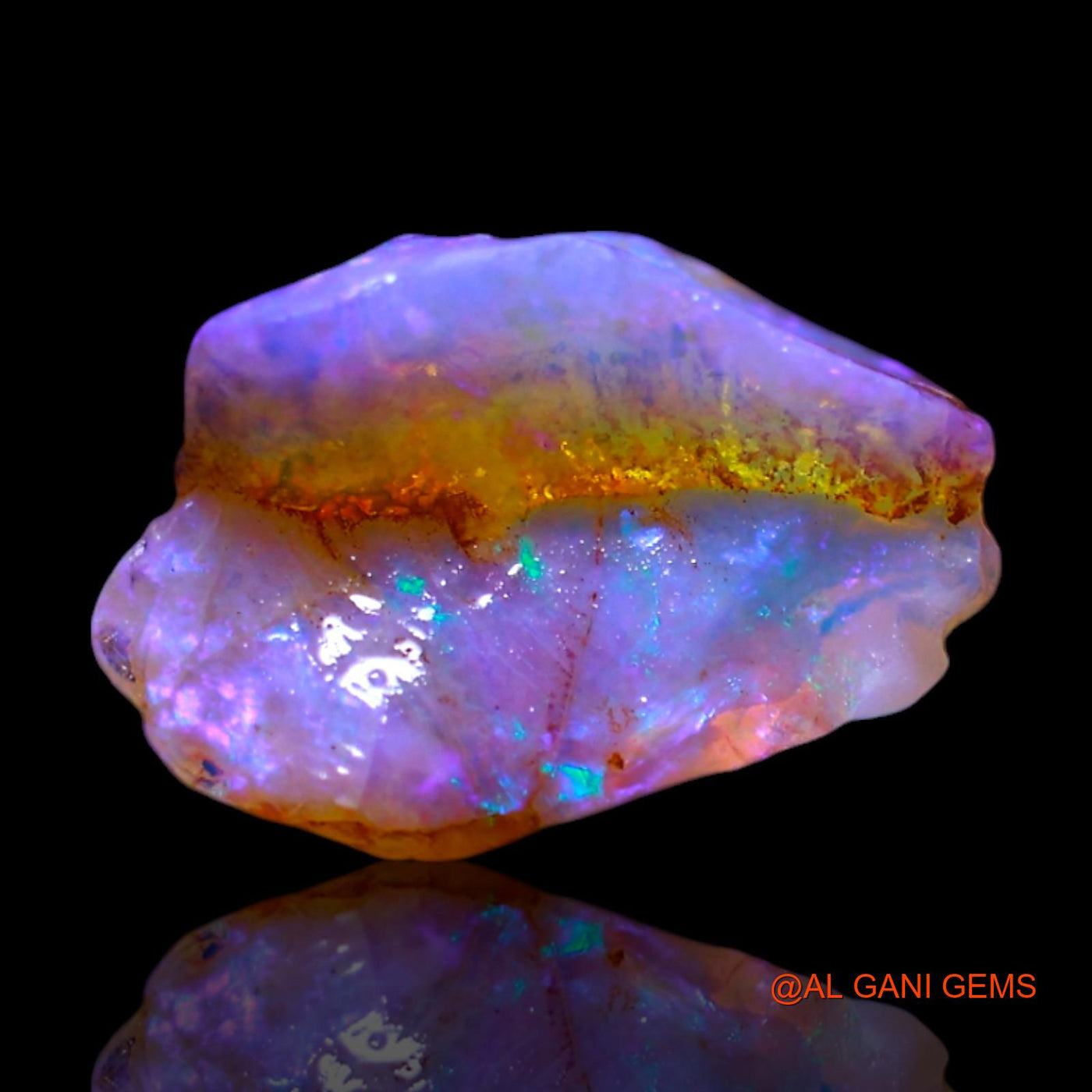 2.00 Cts Natural Australian Fire Opal Loose Gemstone Fancy Rough 12x8x4 mm RF-566