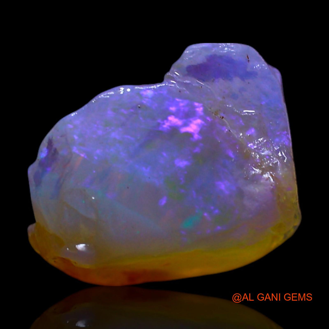 3.00 Cts Natural Australian Fire Opal Loose Gemstone Fancy Rough 10x9x6 mm RF-567