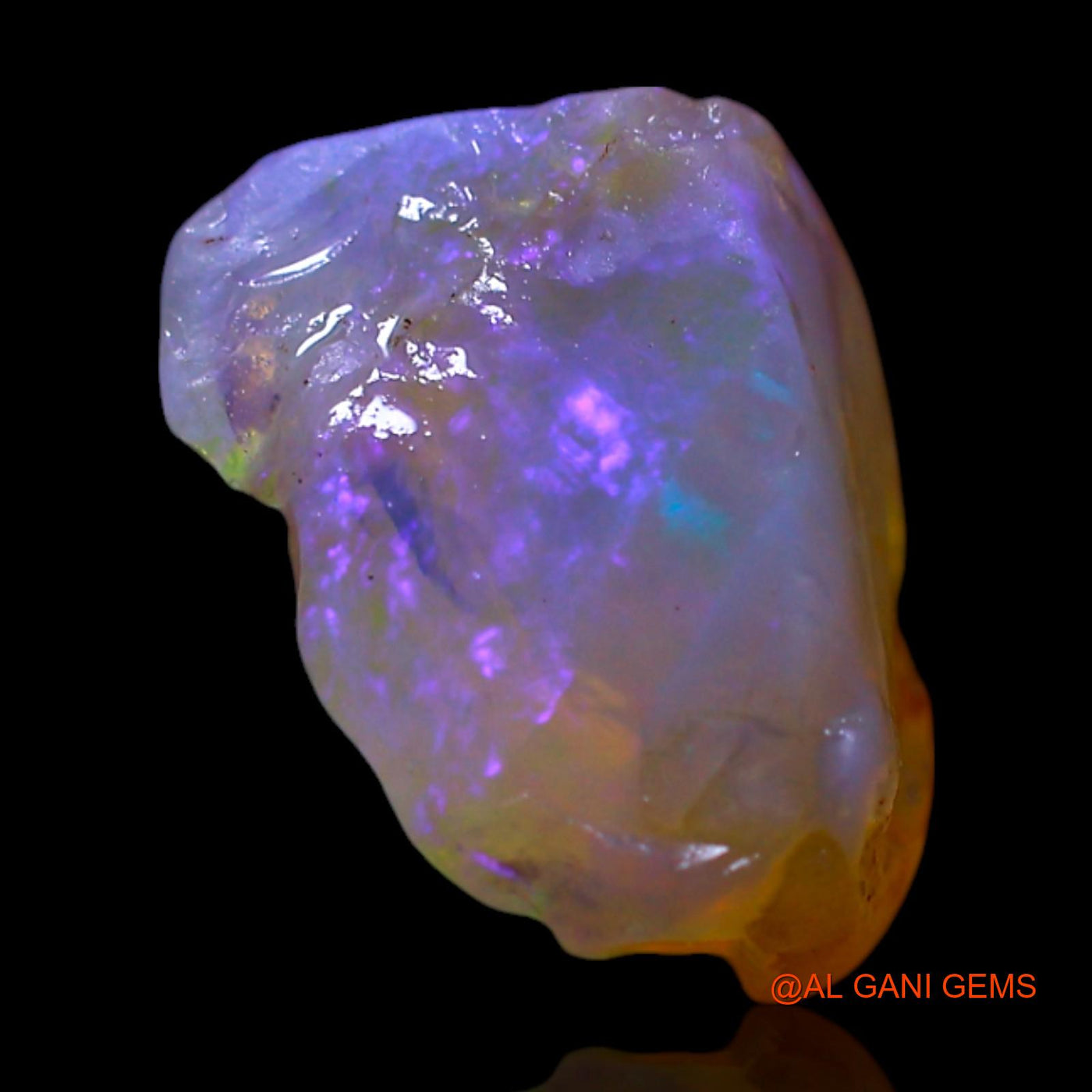 3.00 Cts Natural Australian Fire Opal Loose Gemstone Fancy Rough 10x9x6 mm RF-567