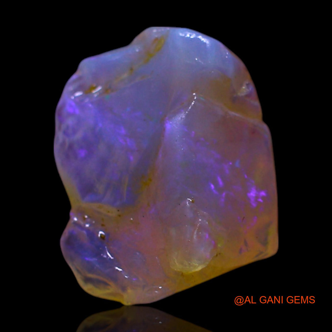 3.00 Cts Natural Australian Fire Opal Loose Gemstone Fancy Rough 10x9x6 mm RF-567
