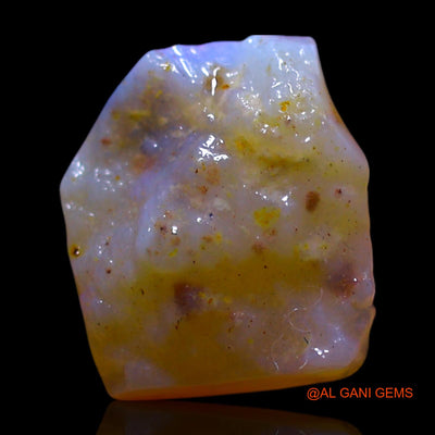 Natural Untreated Fire Opal Loose Gemstone Fancy Rough From Australia 2.00 Cts 10x9x4 mm RF-569