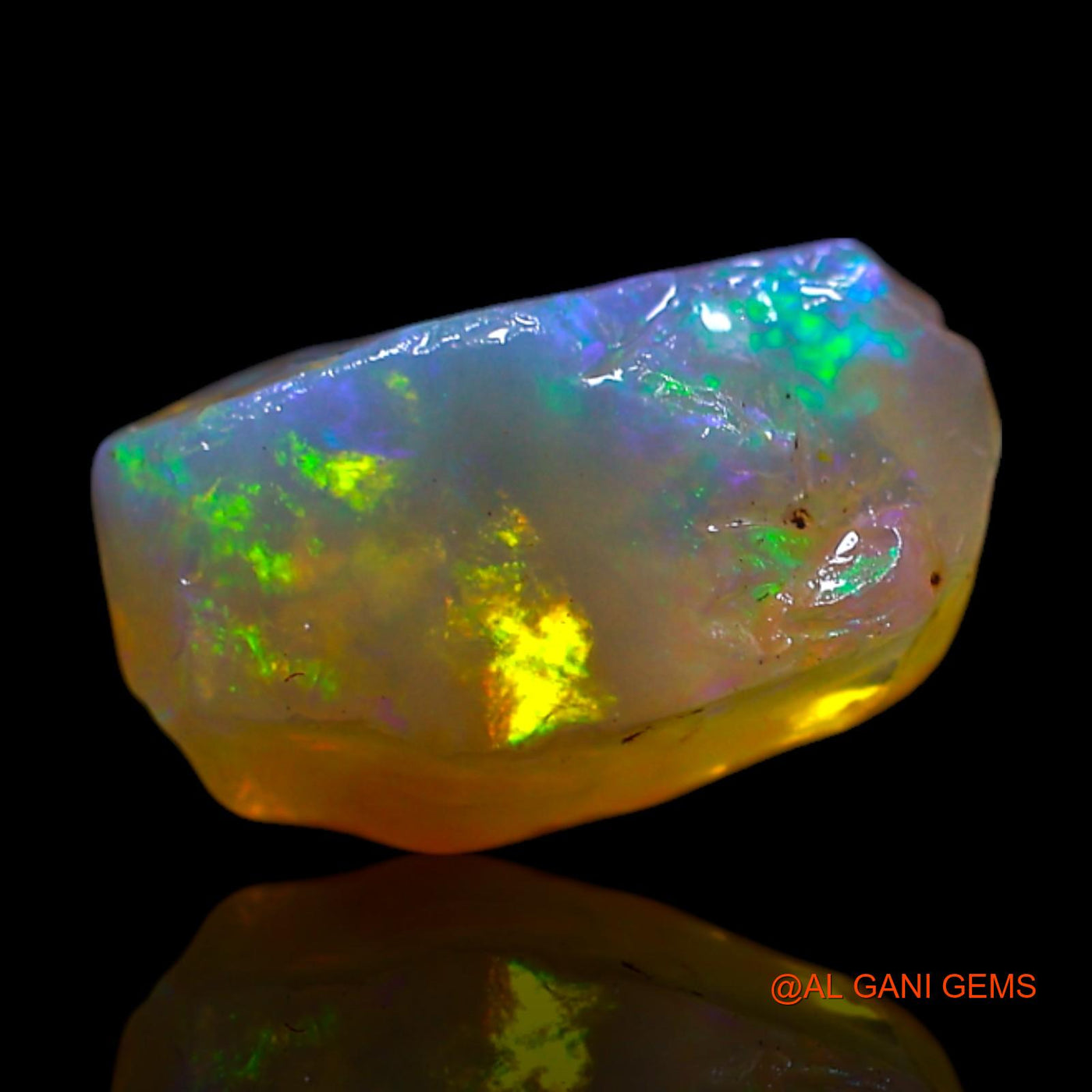 2.00 Cts Natural Australian Fire Opal Loose Gemstone Fancy Rough 11x8x6 mm RF-571