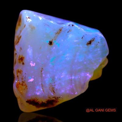 Natural Fire Opal Gemstone 4.00 Cts Loose Fancy Rough From Australia 10x9x8 mm RF-573