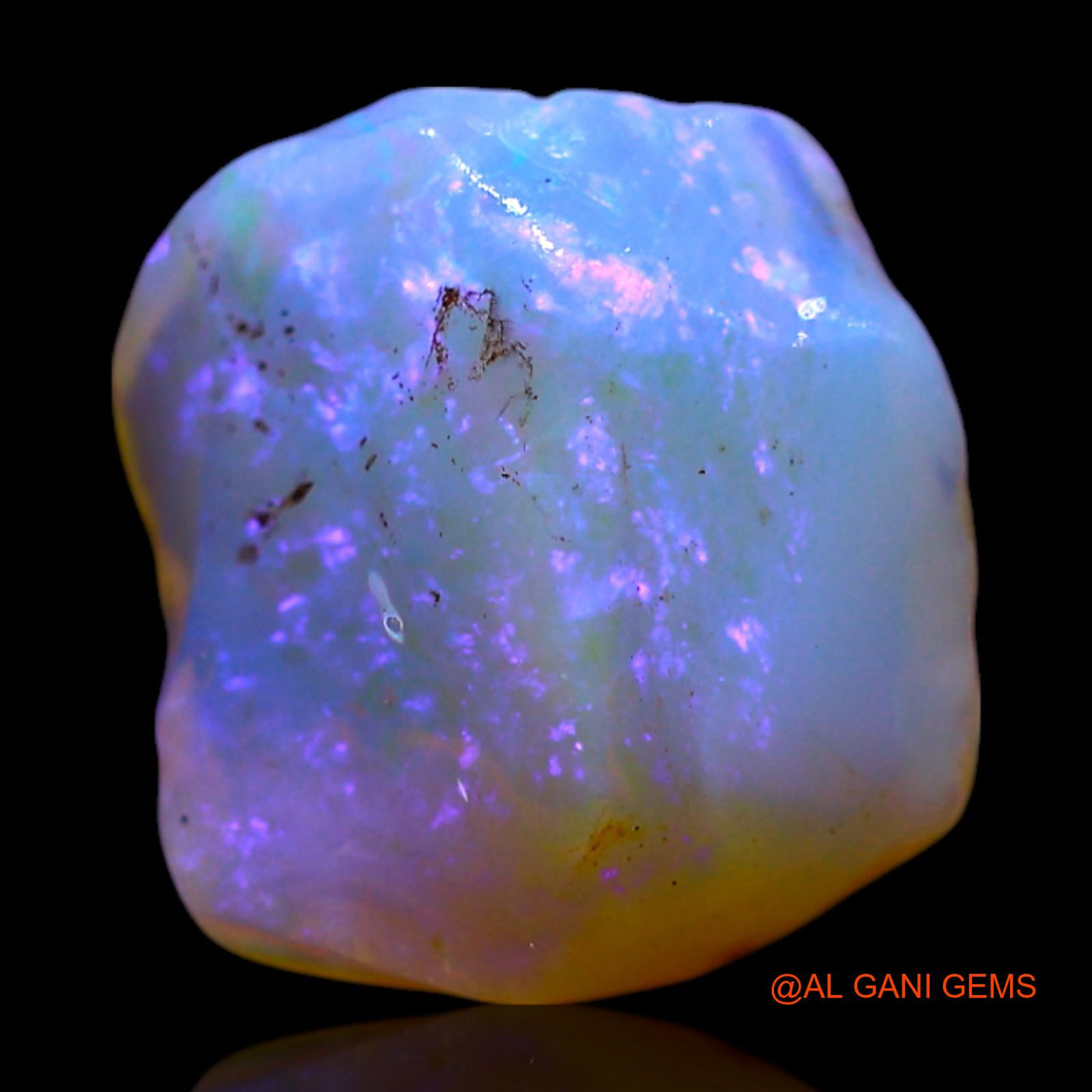 2.00 Cts Unheated Australian Fire Opal Loose Gemstone Fancy Rough Natural 10x9x5 mm RF-581