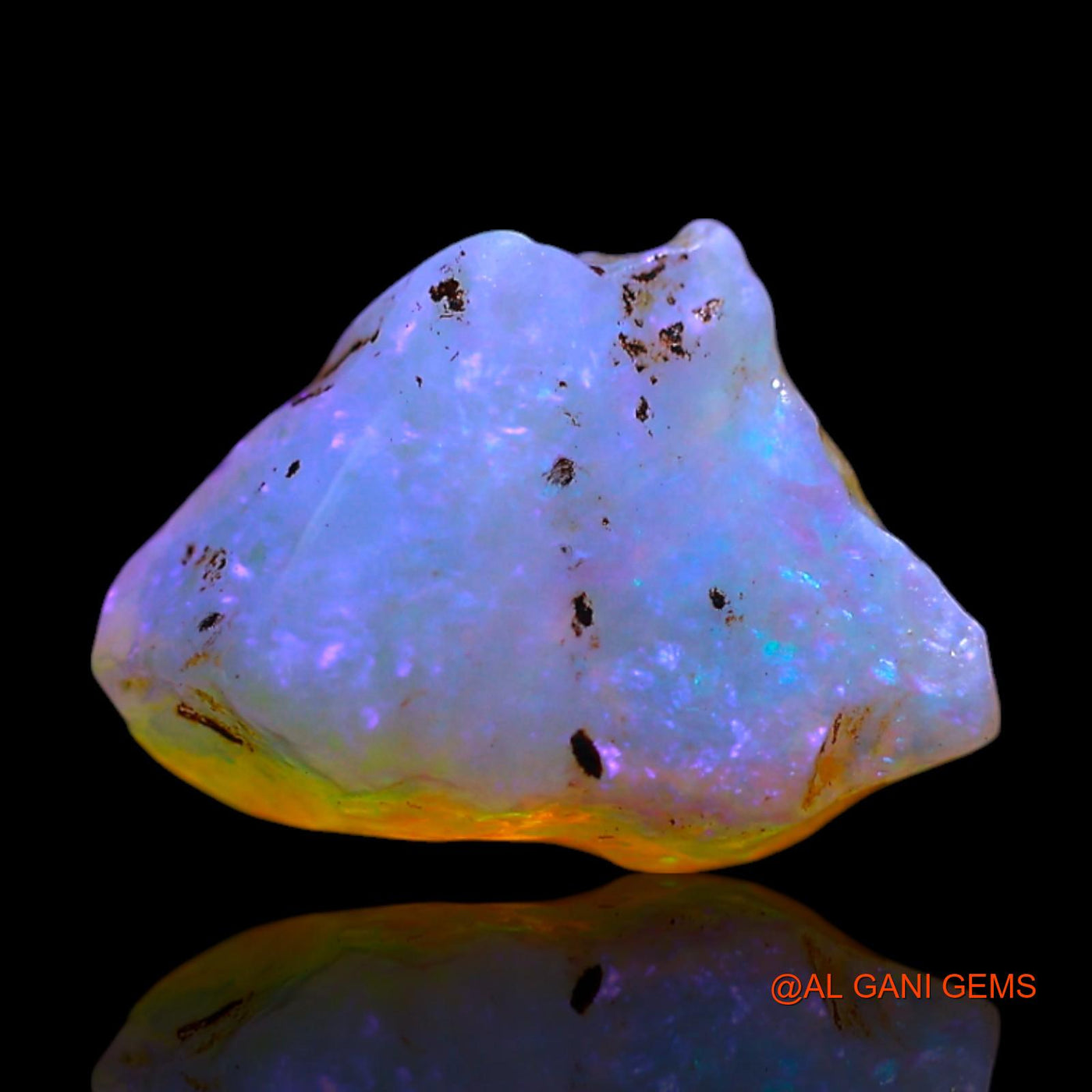 1.00 Cts Natural Australian Fire Opal Loose Gemstone Fancy Rough 12x9x3 mm RF-585