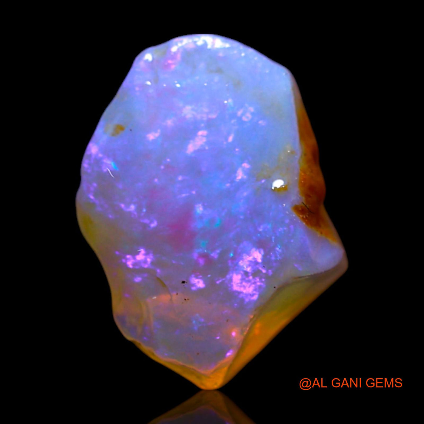2.00 Cts Natural Australian Fire Opal Loose Gemstone Fancy Rough 11x7x5 mm RF-587
