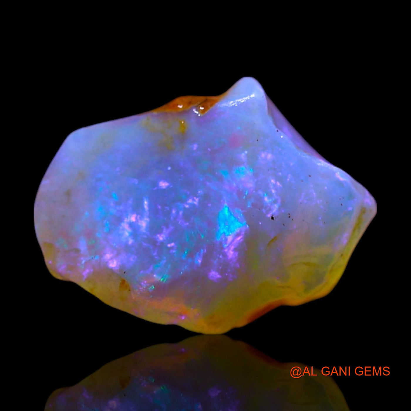2.00 Cts Natural Australian Fire Opal Loose Gemstone Fancy Rough 11x7x5 mm RF-587