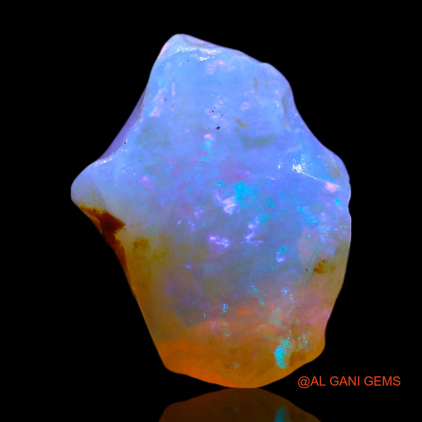 2.00 Cts Natural Australian Fire Opal Loose Gemstone Fancy Rough 11x7x5 mm RF-587
