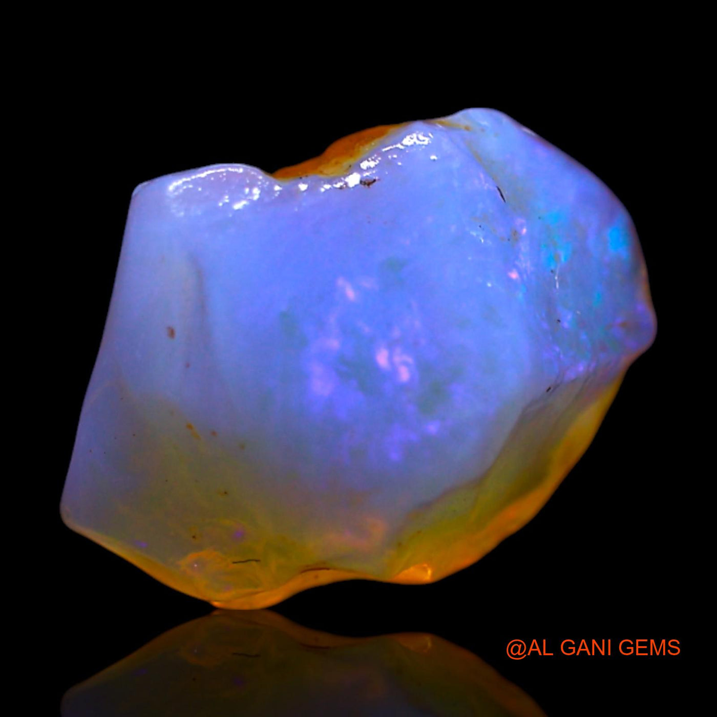 2.00 Cts Natural Australian Fire Opal Loose Gemstone Fancy Rough 11x7x5 mm RF-587
