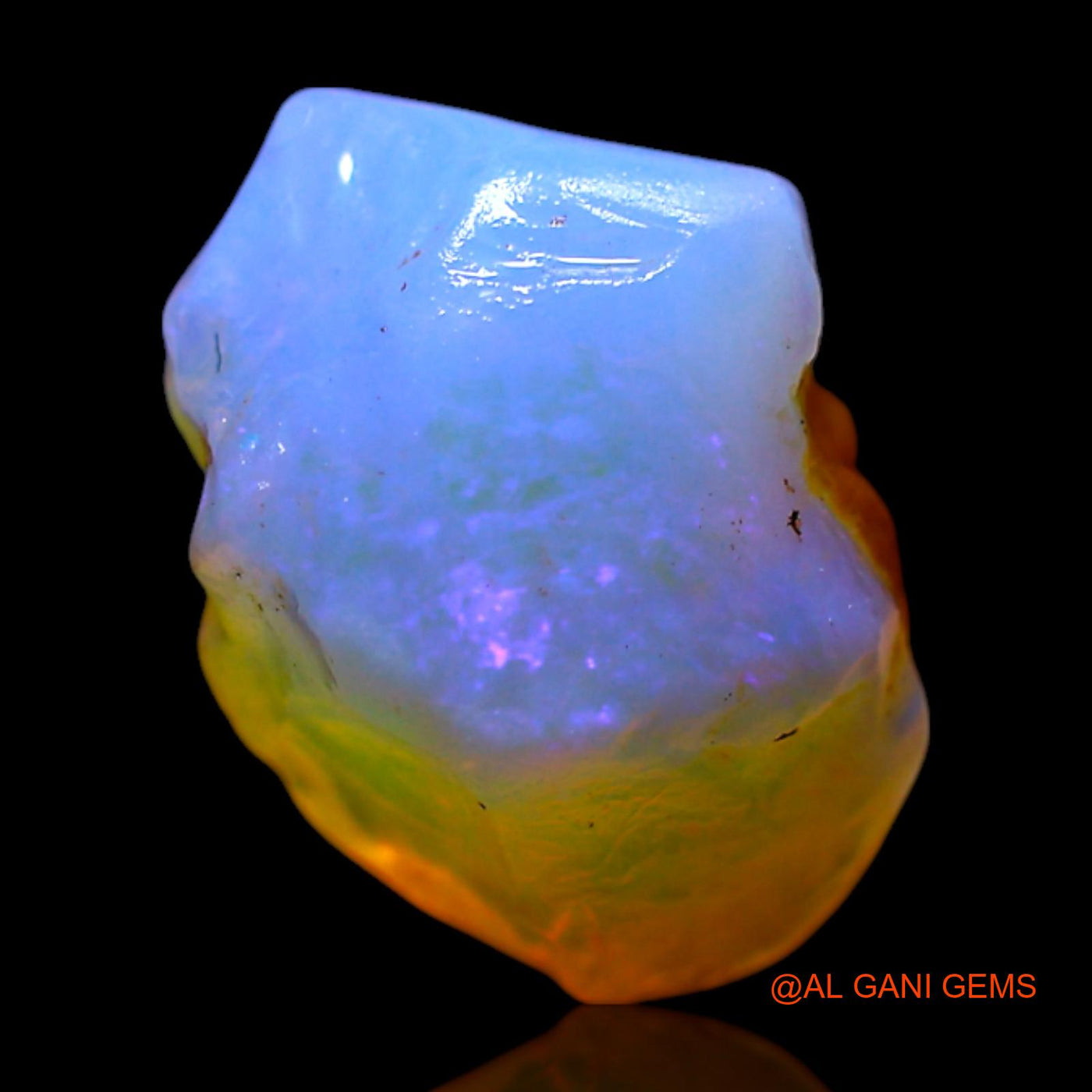 2.00 Cts Natural Australian Fire Opal Loose Gemstone Fancy Rough 11x7x5 mm RF-587
