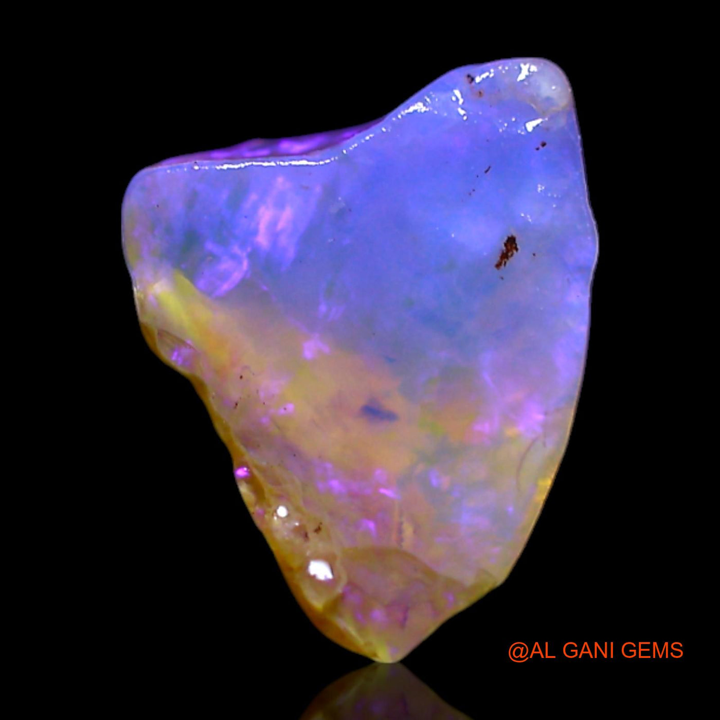 2.00 Cts Natural Australian Fire Opal Fancy Rough Loose Gemstone For Jewelry 11x8x7 mm RF-588