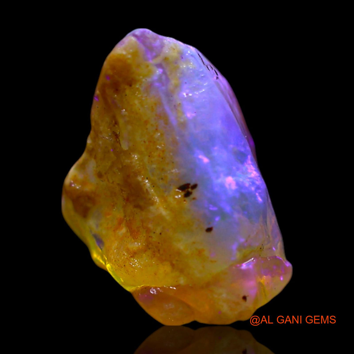 2.00 Cts Natural Australian Fire Opal Fancy Rough Loose Gemstone For Jewelry 11x8x7 mm RF-588