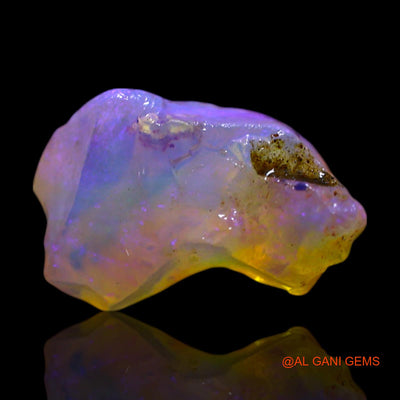 Natural Untreated Fire Opal Loose Gemstone Fancy Rough From Australia 2.00 Cts 10x8x6 mm RF-589