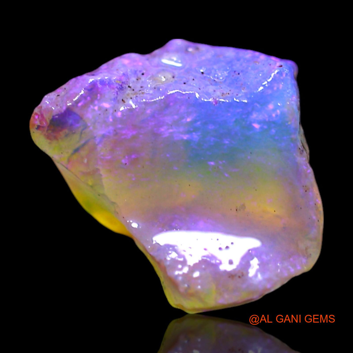 2.00 Cts Natural Australian Fire Opal Loose Gemstone Fancy Rough 10x9x6 mm RF-590