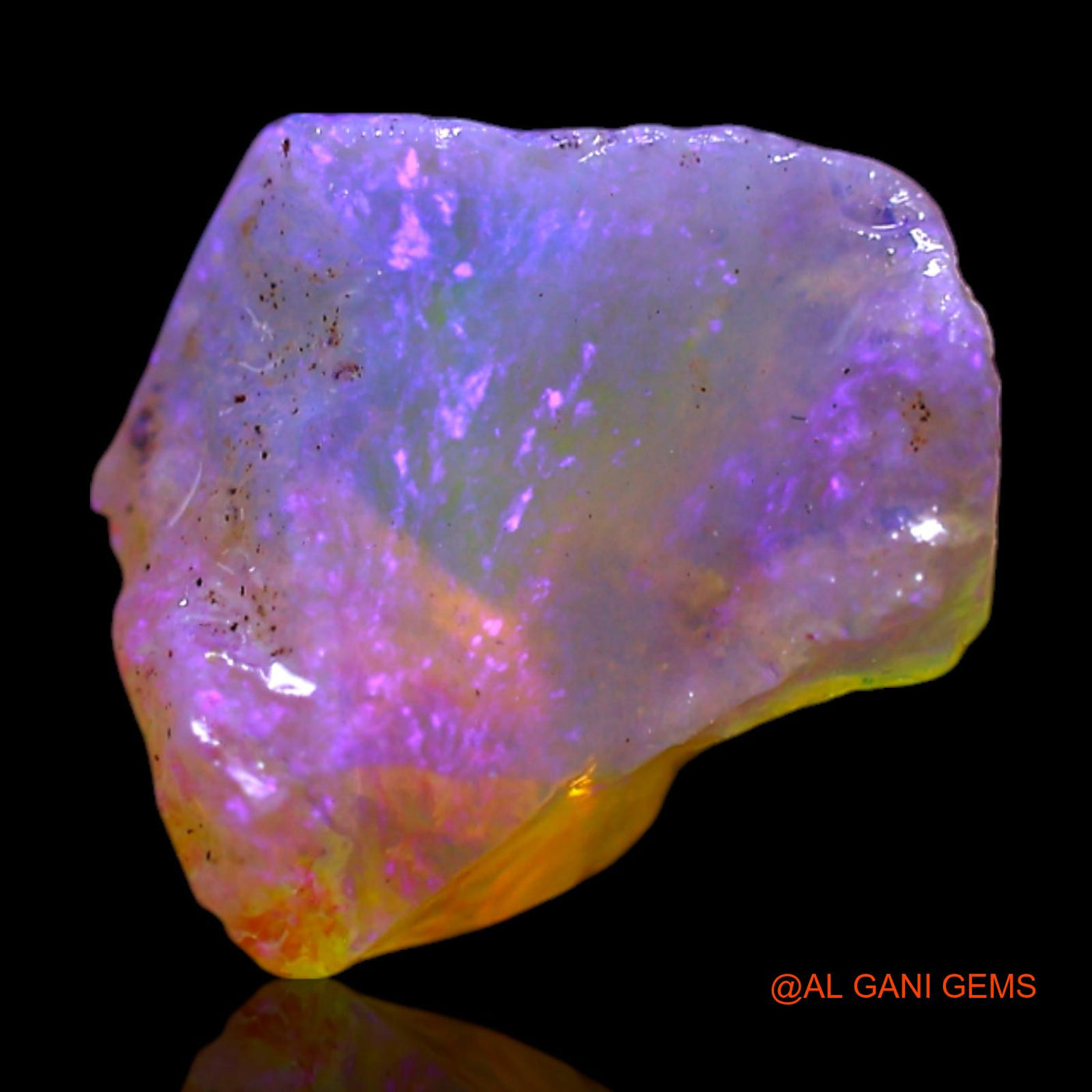 2.00 Cts Natural Australian Fire Opal Loose Gemstone Fancy Rough 10x9x6 mm RF-590