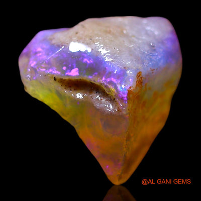 2.00 Cts Natural Australian Fire Opal Loose Gemstone Fancy Rough 10x9x6 mm RF-590