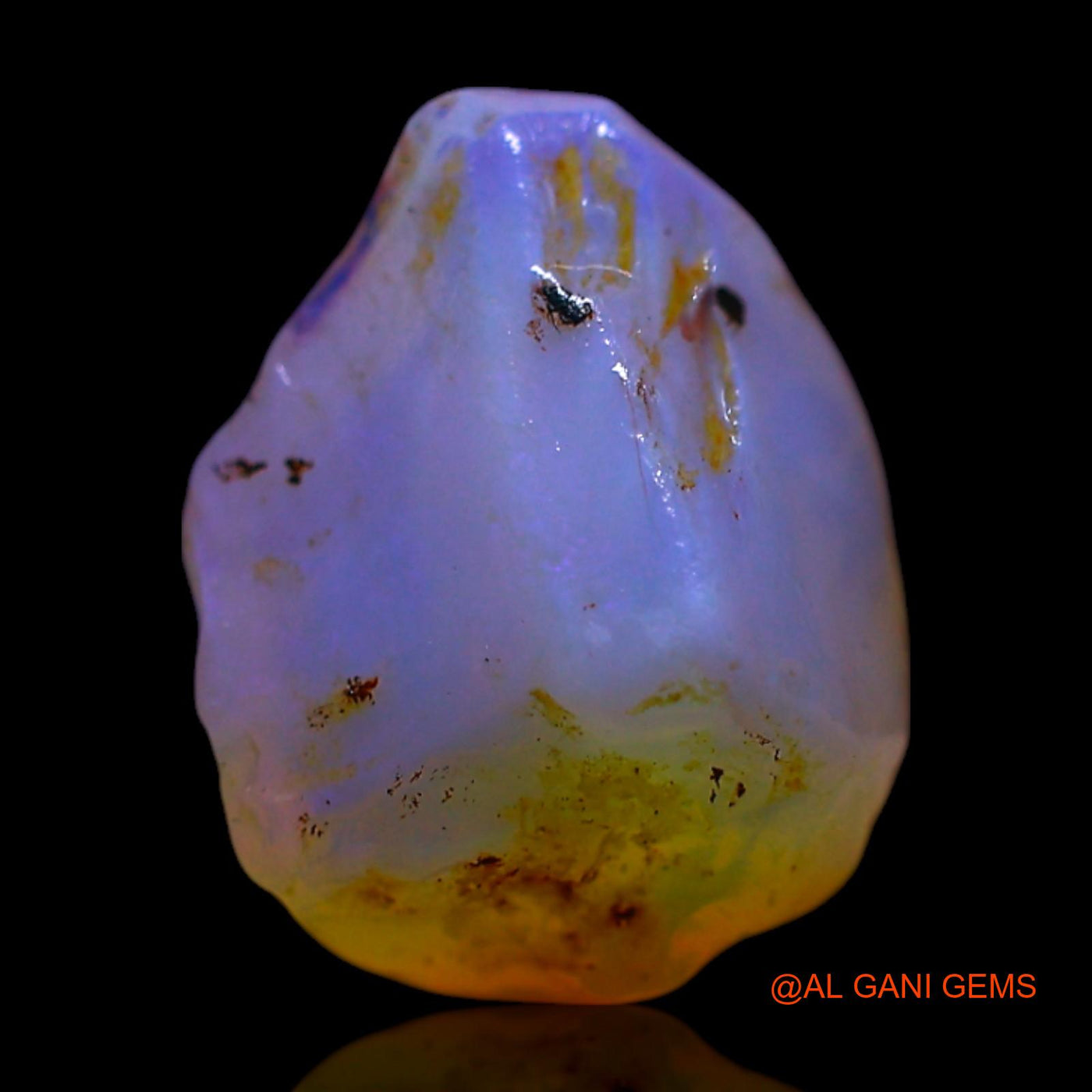 2.00 Cts Natural Australian Fire Opal Loose Gemstone Fancy Rough 11x9x6 mm RF-591