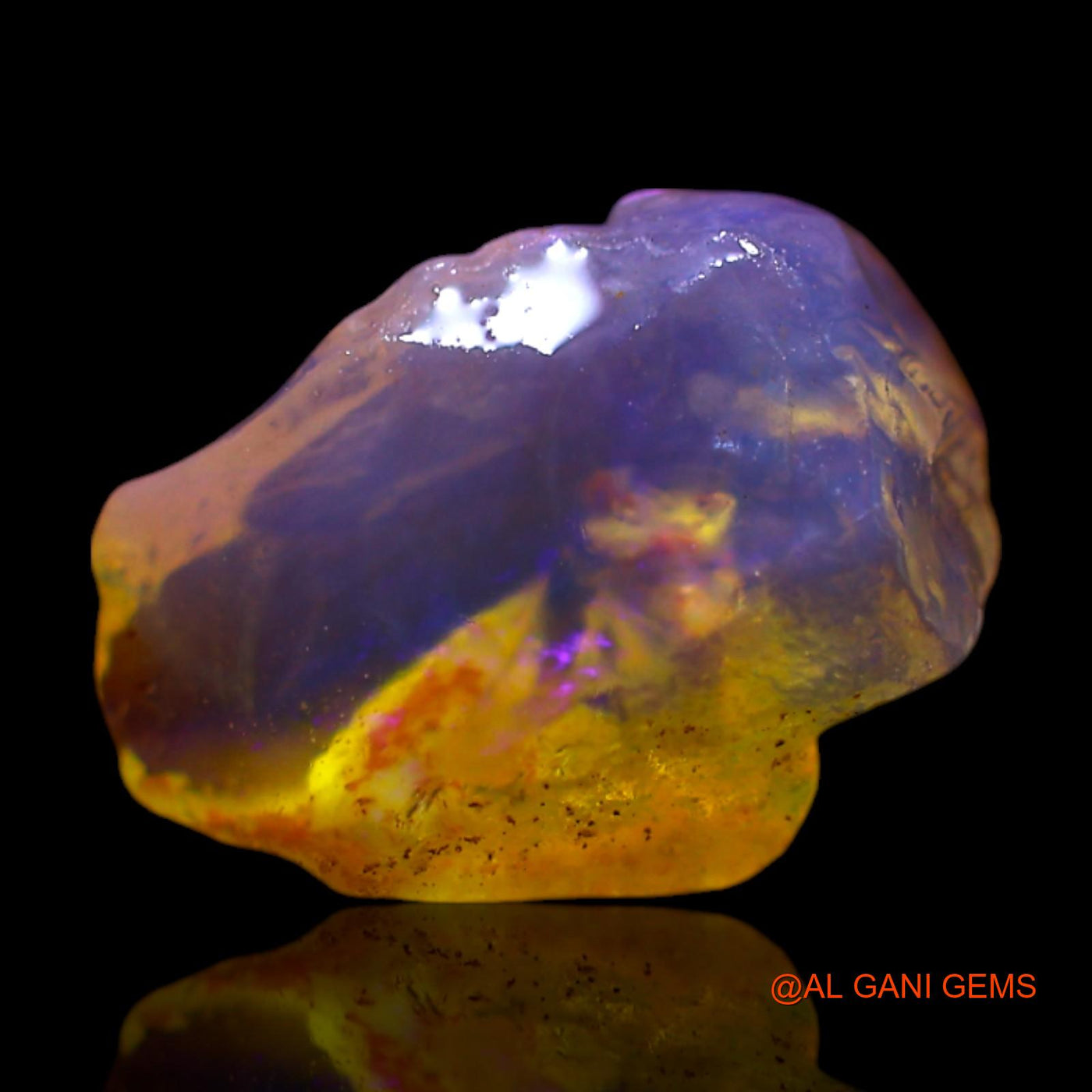 2.00 Cts Natural Australian Fire Opal Fancy Rough Loose Gemstone For Jewelry 11x8x5 mm RF-592