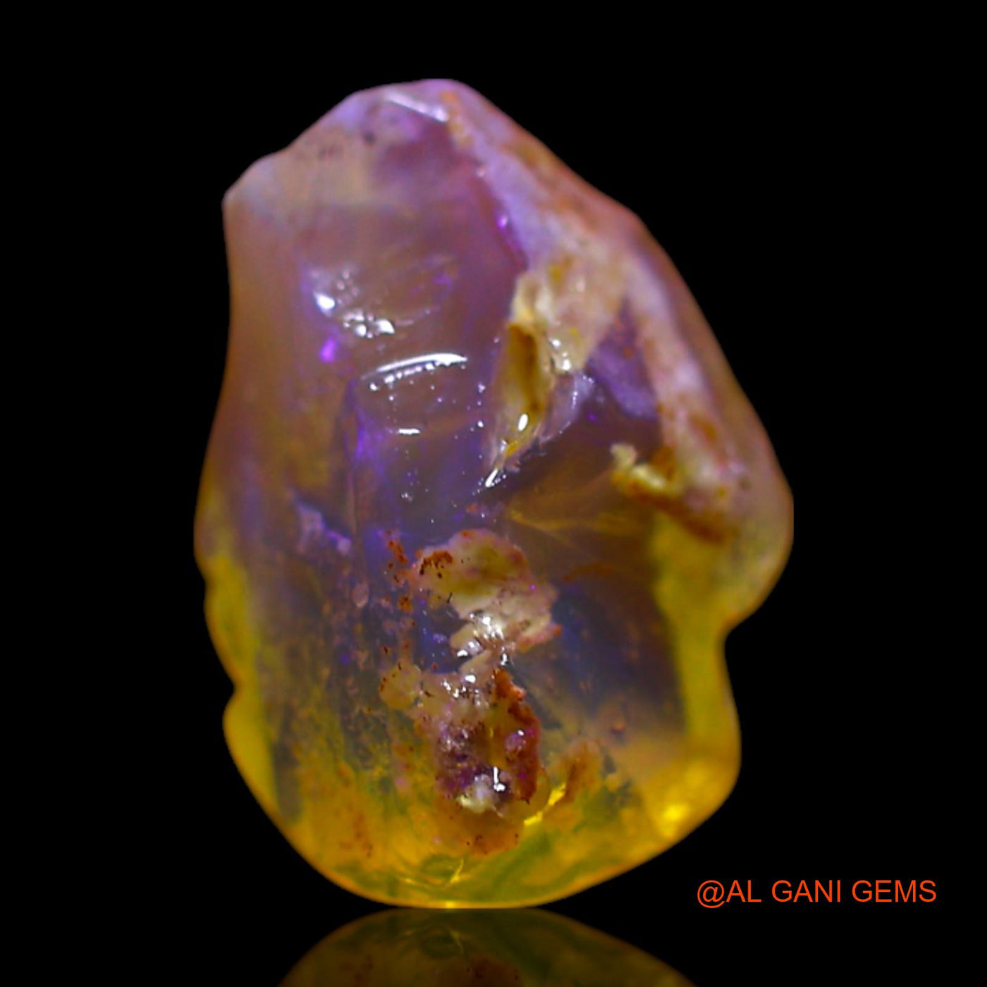 2.00 Cts Natural Australian Fire Opal Fancy Rough Loose Gemstone For Jewelry 11x8x5 mm RF-592