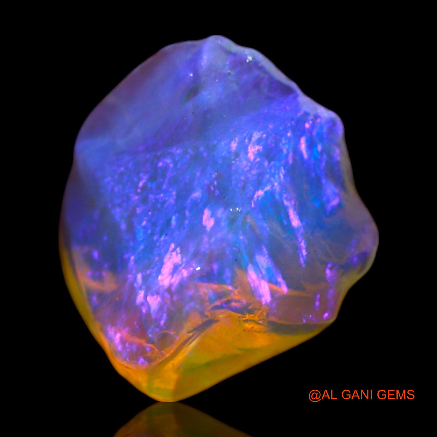 1.00 Cts Natural Australian Fire Opal Loose Gemstone Fancy Rough 10x9x5 mm RF-594