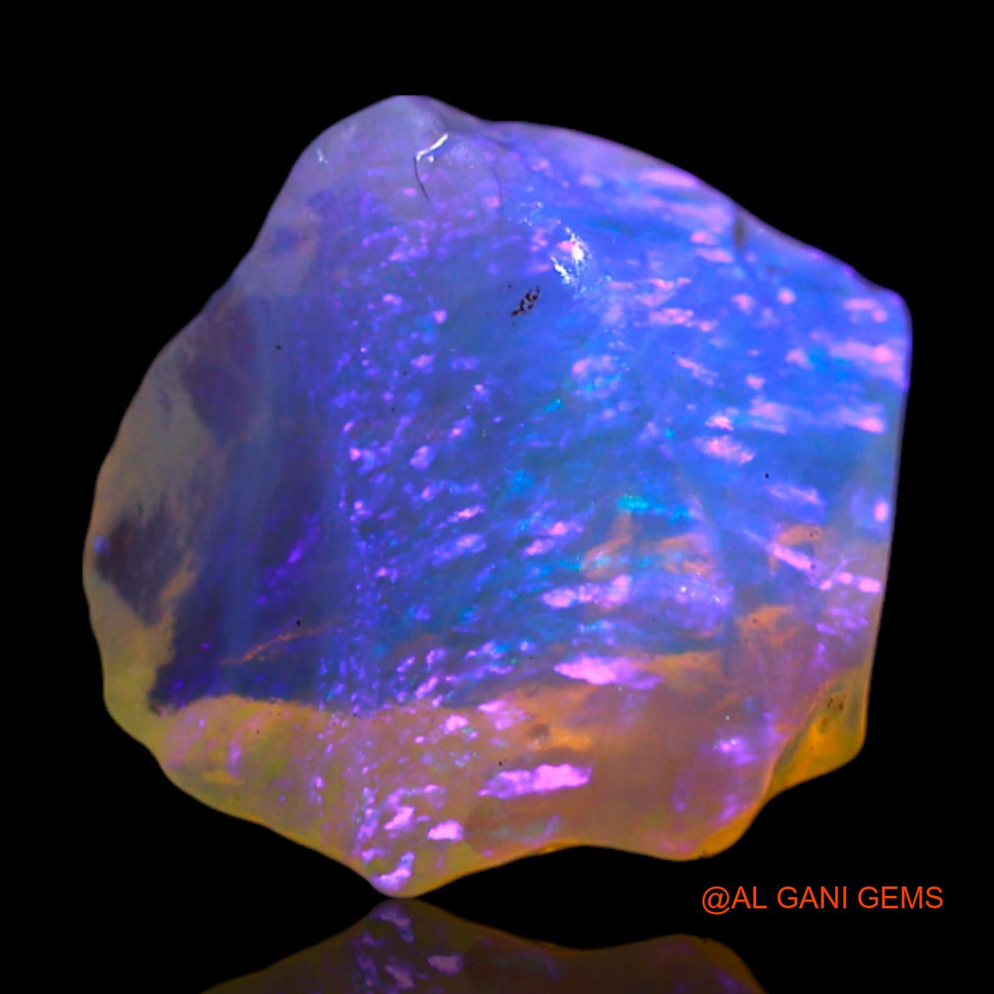 1.00 Cts Natural Australian Fire Opal Loose Gemstone Fancy Rough 10x9x5 mm RF-594
