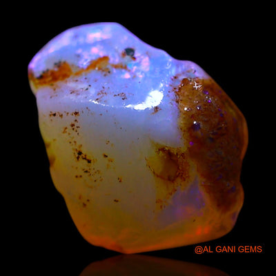 Natural Fire Opal Gemstone 2.00 Cts Loose Fancy Rough From Australia 11x8x5 mm RF-596