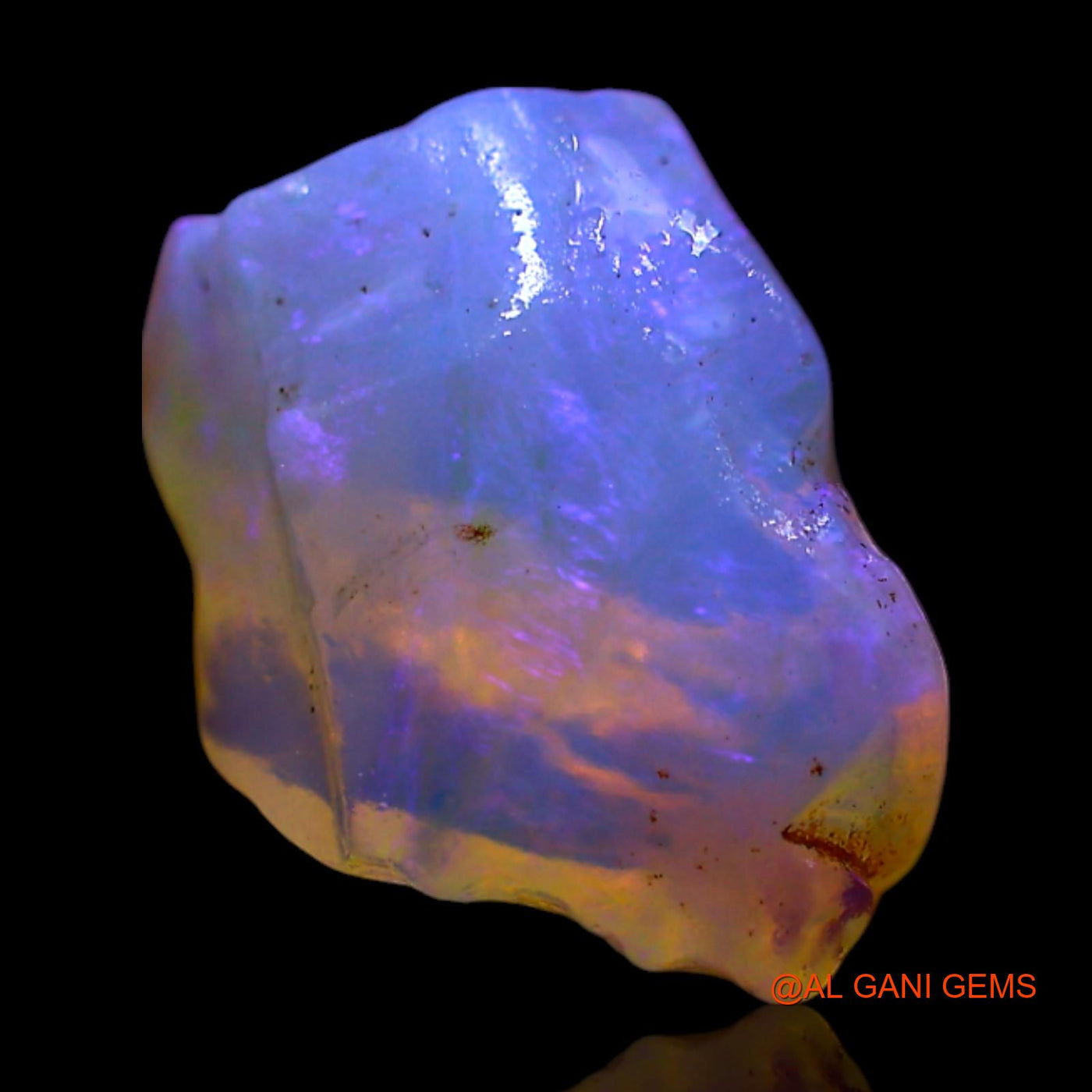 2.00 Cts Unheated Australian Fire Opal Loose Gemstone Fancy Rough Natural 11x7x6 mm RF-597